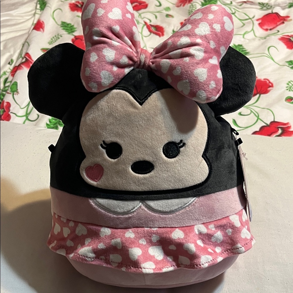 Squishmallows Pink and Black Character Plush Disney Minnie